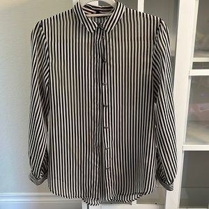 Topshop Black and white shirt